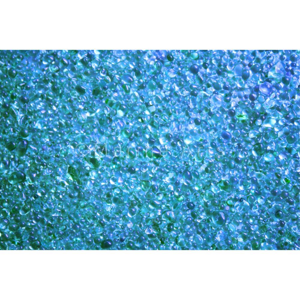 Glass pebble light blue clear (kg)