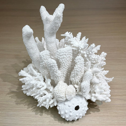 Coral - Composite table centrepiece tall