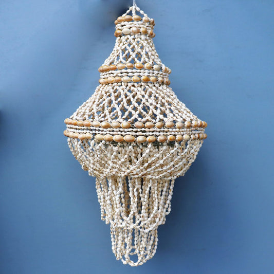 Chandelier mango-double white nassa