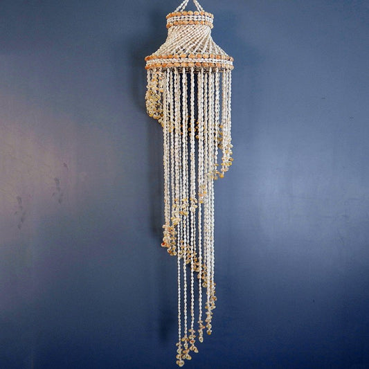 Chandelier spiral white nassa cream nerite