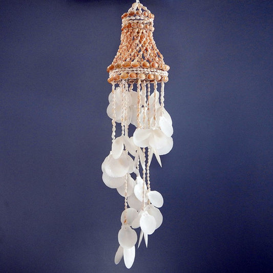 Chandelier spiral white nassa white pecten amusium