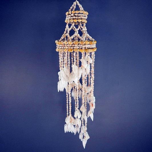 Chandelier spiral white nassa vertagus