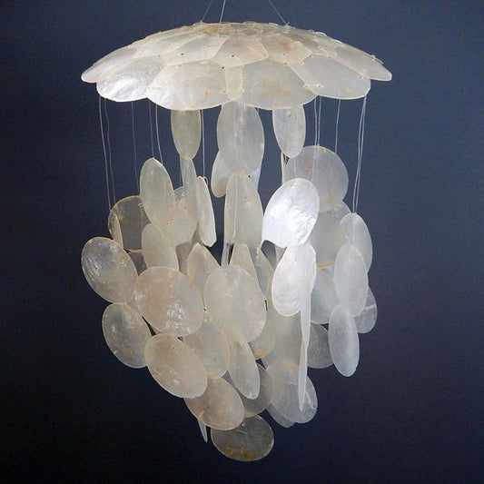 Chandelier tier1 capiz white