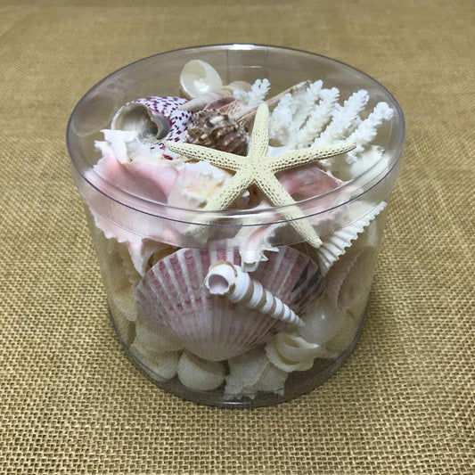 Coral cylinder - Pink and white