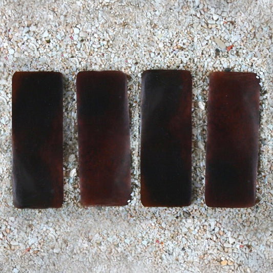 Pen shell black polished rectangle