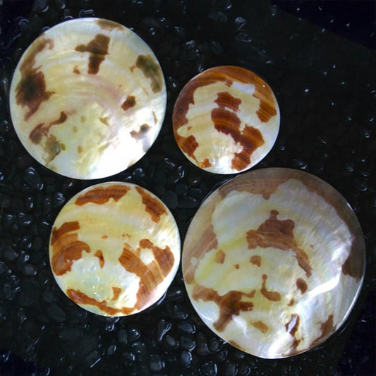 Goldlip tiger pearl round