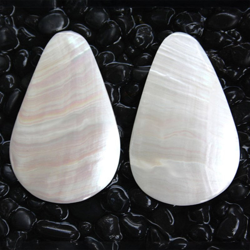 Nautilus pearl ovoid large pair