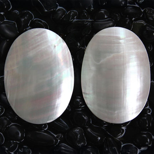 Nautilus pearl oval pair