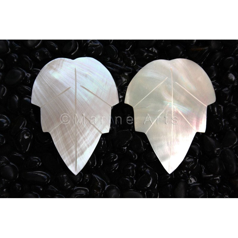 Nautilus pearl Ivy leaves large pair