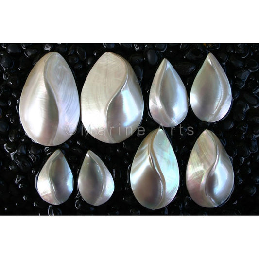 Carmelite pearled teardrop