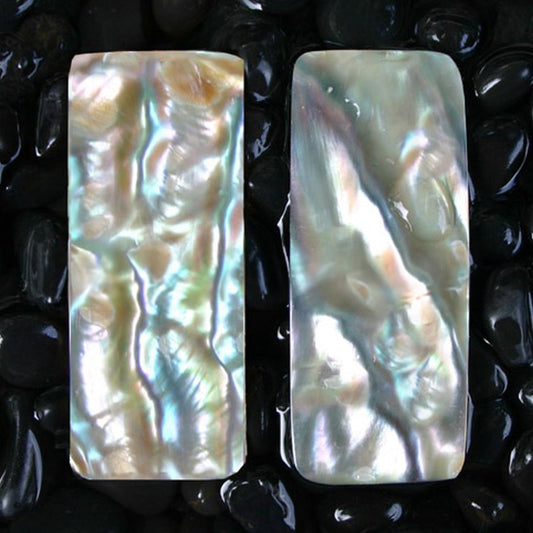 Abalone pearled rectangle