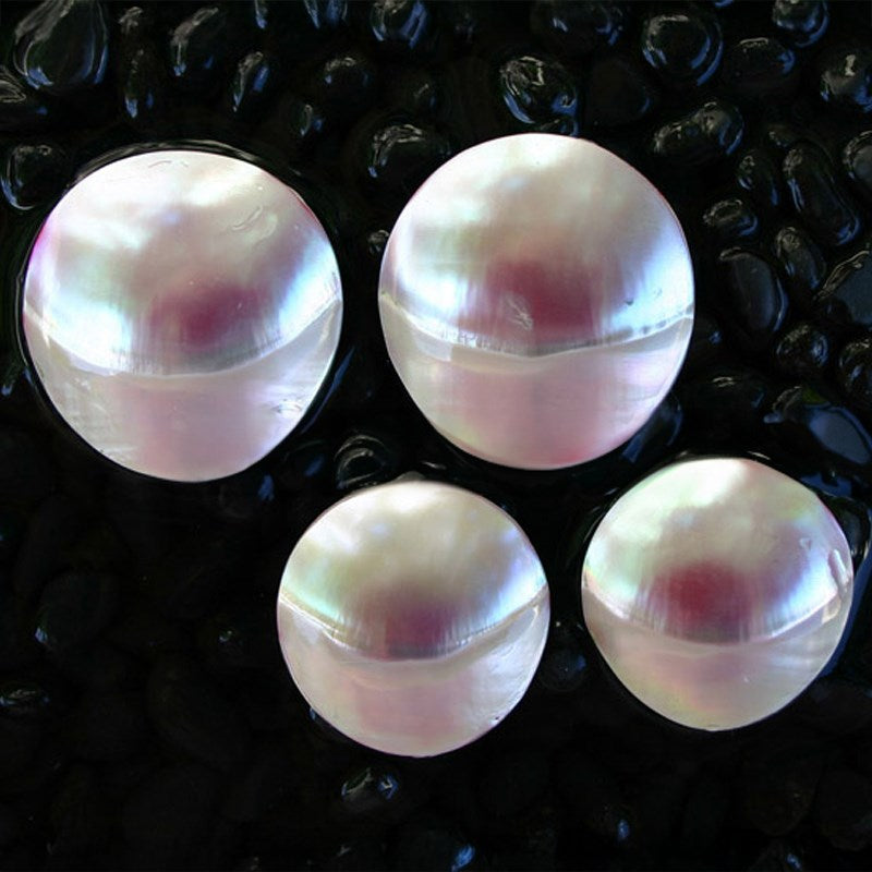 Carmelite round pearled pink