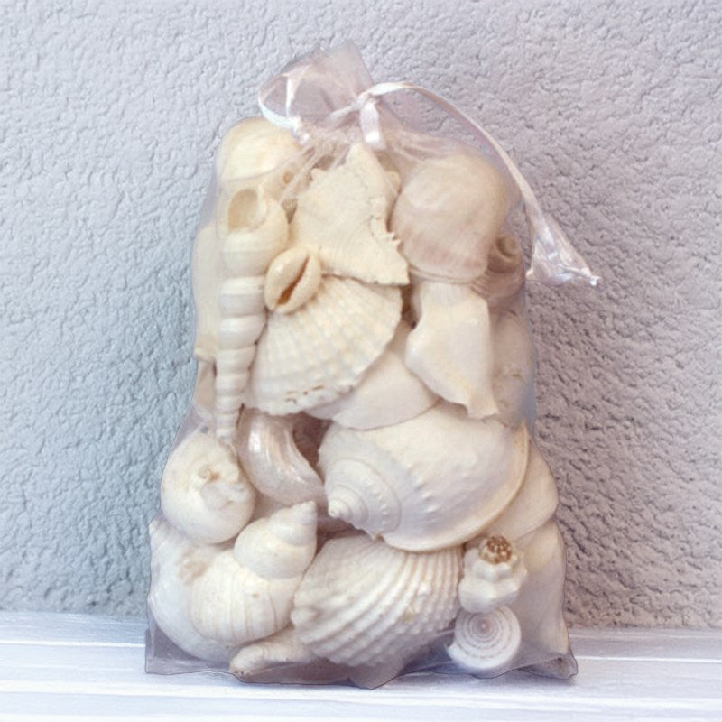 Organza shell pack white shells