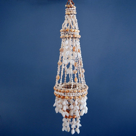 Planter sloped sides white nassa bubble