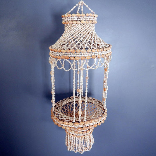 Planter straight sides white nassa