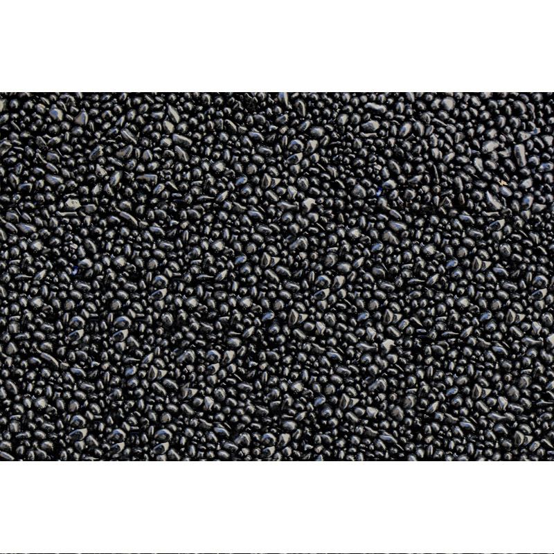 Glass pebble black shiny  (kg)