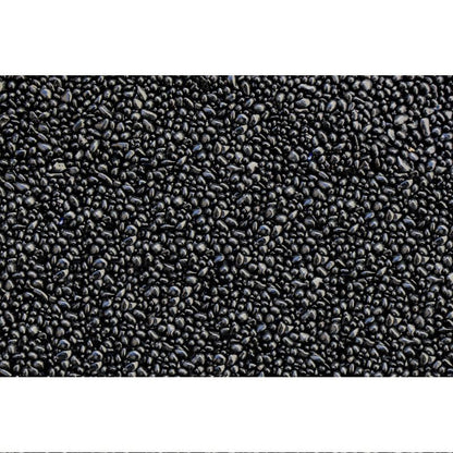 Glass pebble black shiny  (kg)
