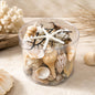 Coral cylinder - Black, tan, cream and white