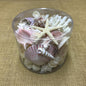 Coral cylinder - Pink and white