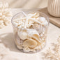 Coral cylinder - White and pearl