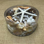 Coral cylinder - Black, tan, cream and white
