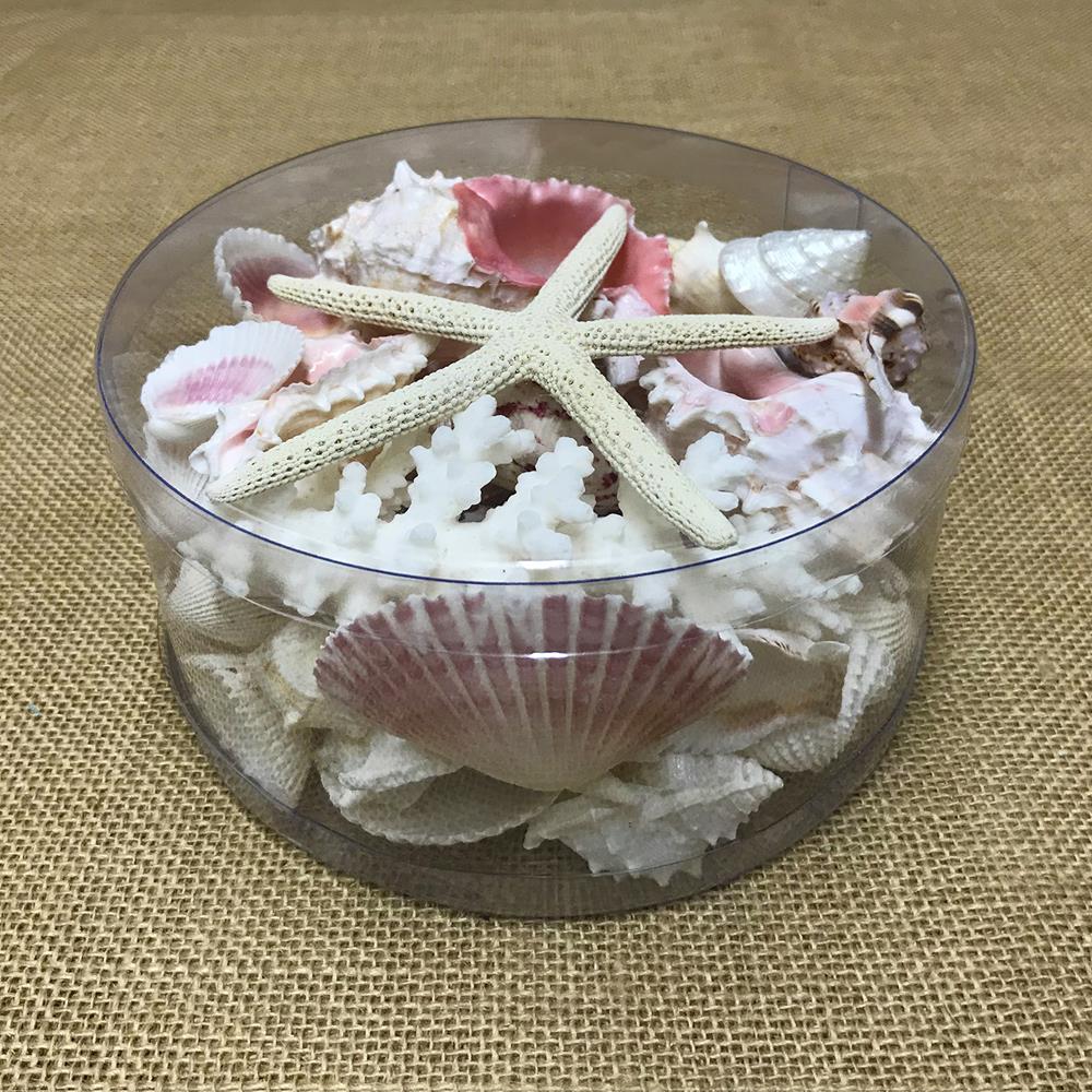Coral cylinder - Pink and white