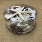 Coral cylinder - Purple and white