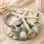 Coral cylinder - jade green, pearl and white