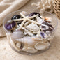 Coral cylinder - Purple and white