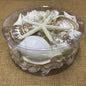 Coral cylinder - White and pearl