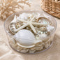 Coral cylinder - White and pearl