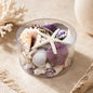 Shell cylinder - Purple and white