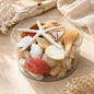 Shell cylinder - Cream, orange, peach and tan