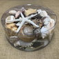 Shell cylinder - Black, tan, cream and white