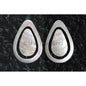 Nautilus pearl Loop with centrepiece pair