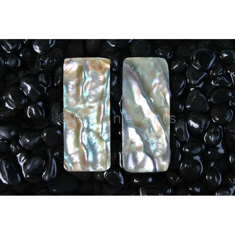 Abalone pearled rectangle