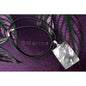 Carved pearl shell with silver without cord 12